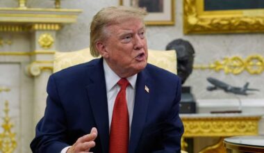 Trump asked about current progress of deal to end the Iran war