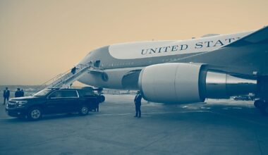Trump’s airport catering-truck caper, explained.