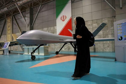 An Iranian drone is displayed at the Islamic Revolutionary Guard Corps (IRGC) Aerospace Force Museum in Tehran, Iran, November, 2025. Credit: Majid Asgaripour/WANA (West Asia News Agency) via REUTERS An Iranian drone is displayed at the Islamic Revolutionary Guard Corps (IRGC) Aerospace Force Museum in Tehran, Iran, November, 2025.