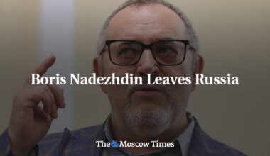 Boris Nadezhdin Leaves Russia - The Moscow Times