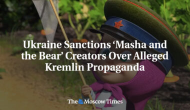 Ukraine Sanctions ‘Masha and the Bear’ Creators Over Alleged Kremlin Propaganda