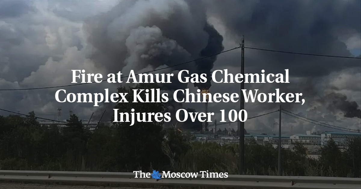 Fire at Amur Gas Chemical Complex Kills Chinese Worker, Injures Over 100