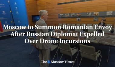 Moscow to Summon Romanian Envoy After Russian Diplomat Expelled Over Drone Incursions