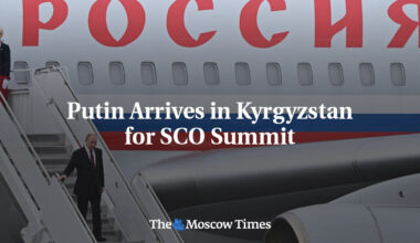 Putin Arrives in Kyrgyzstan for SCO Summit
