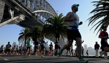 Israeli soldiers participate in Sydney Marathon despite protests | Athletics