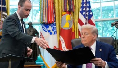 Trump names Will Scharf as White House counsel ahead of midterms | Donald Trump News