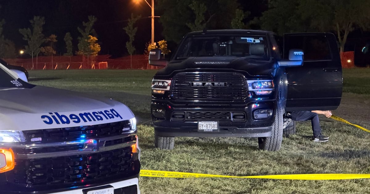 Toronto man fighting for life after being pinned under pickup truck