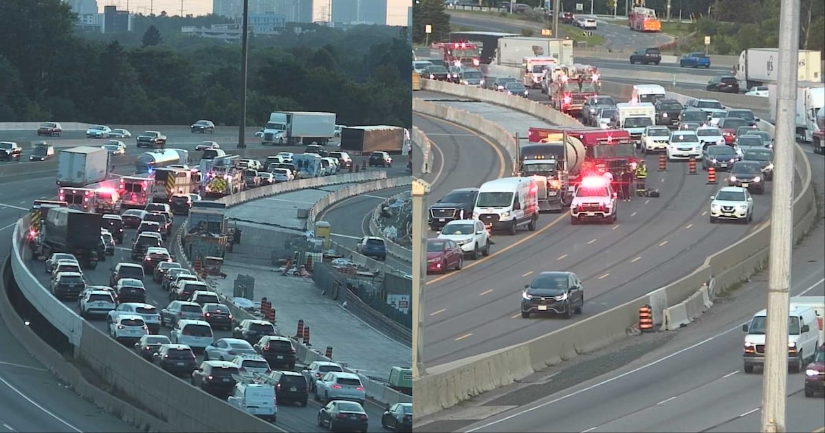 Highway 401 Scarborough crash: 4 people injured