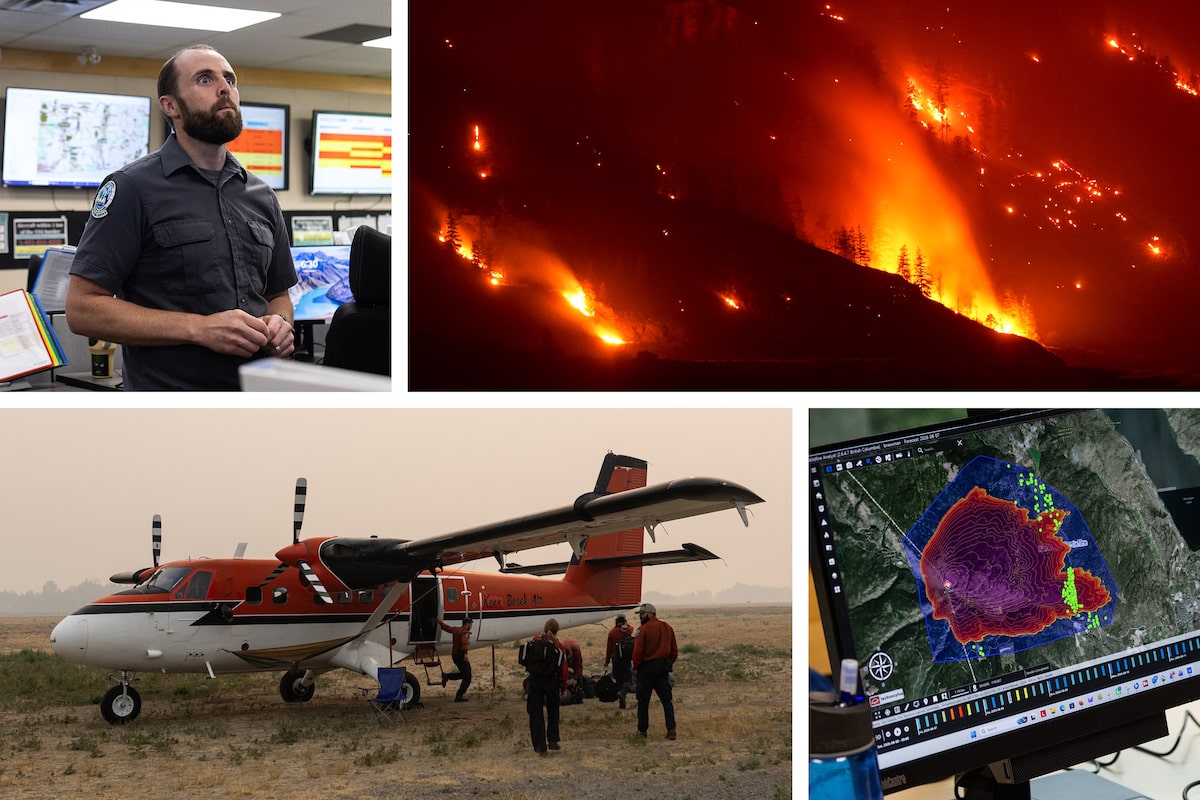 Inside the early battle against the ferocious Bald Range wildfire