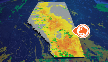 Calgary, southern Alberta face a severe storm, large hail risk Monday