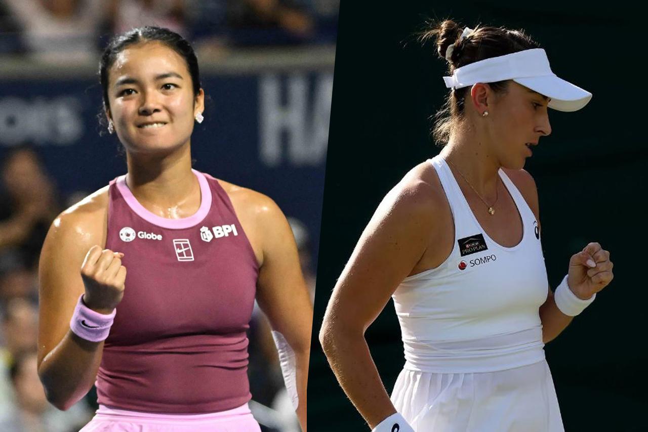 Tennis Alex Eala and Belinda Bencic