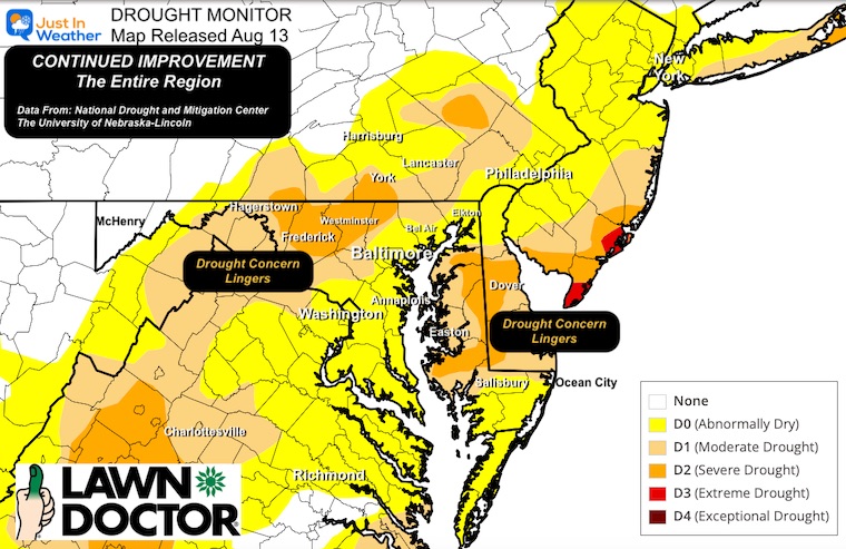 August 13 Drought Monitor