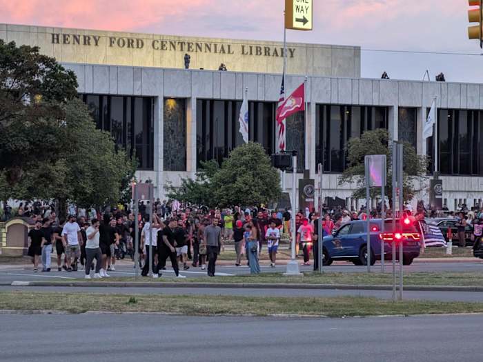 22 arrested during planned ‘Christian Crusader March’ in Dearborn