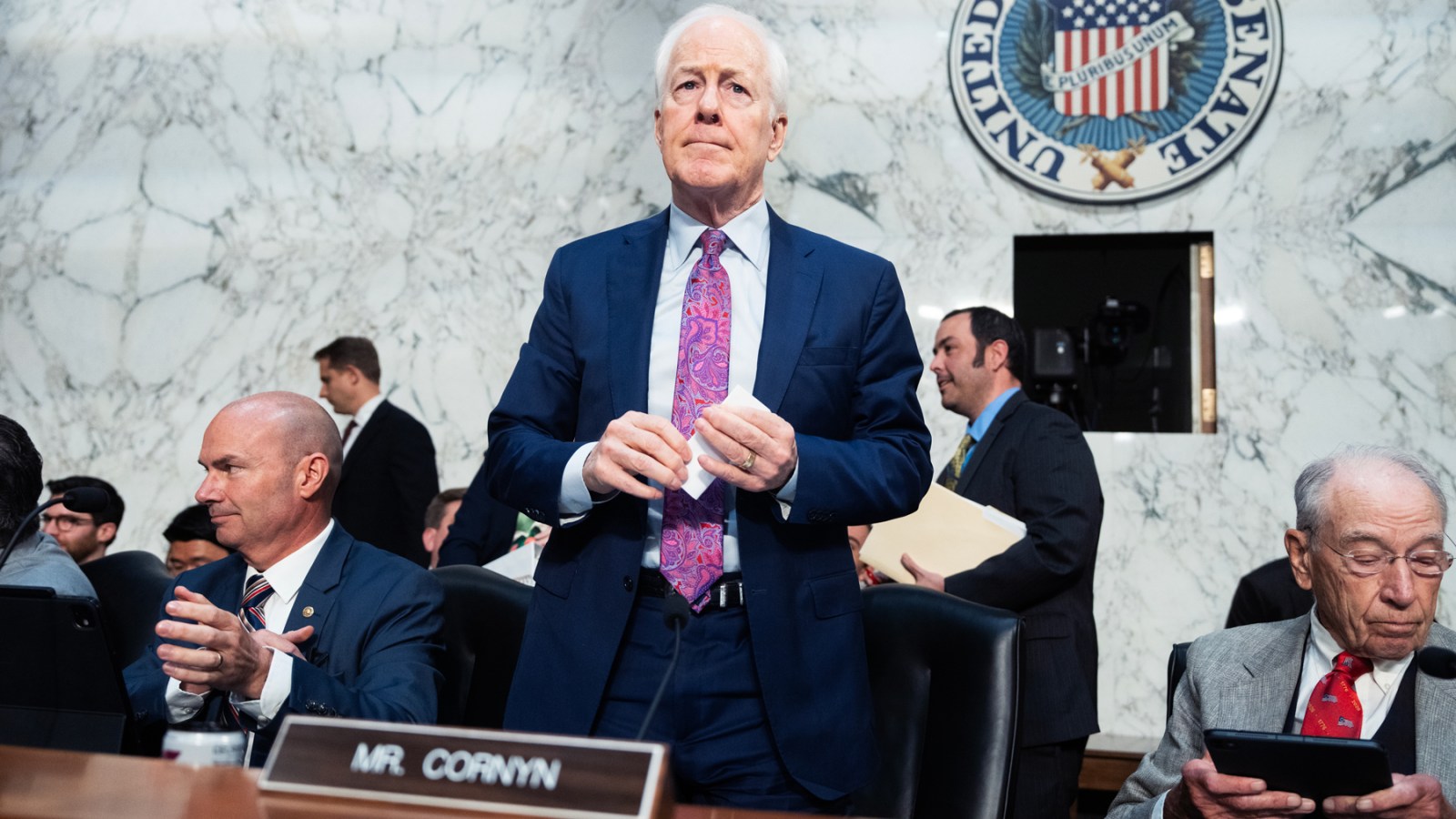 John Cornyn Says There's Nothing Republicans Can Do to 'Rein in' Trump