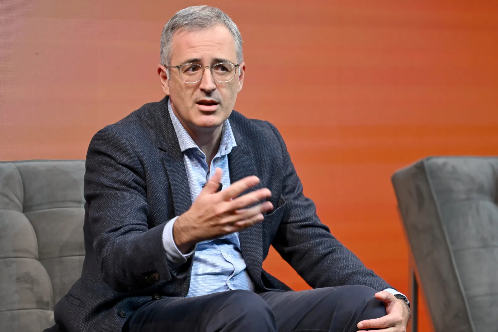 Sergei Guriev, Russian economist, Kremlin critic and dean of London Business School, at The Shed on September 23, 2022, in New York City.