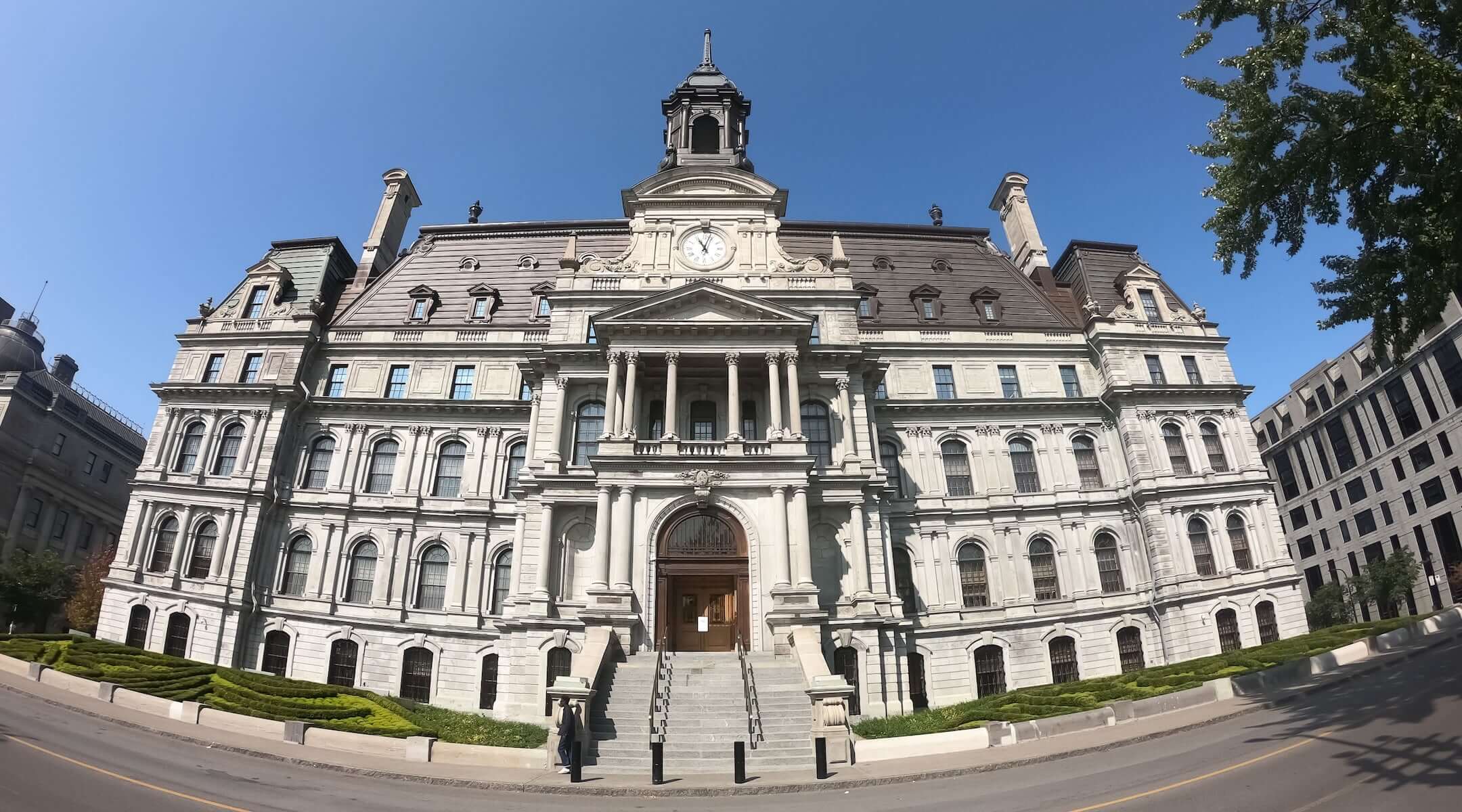 Montreal City Hall in Montreal, Canada, September 9, 2025.