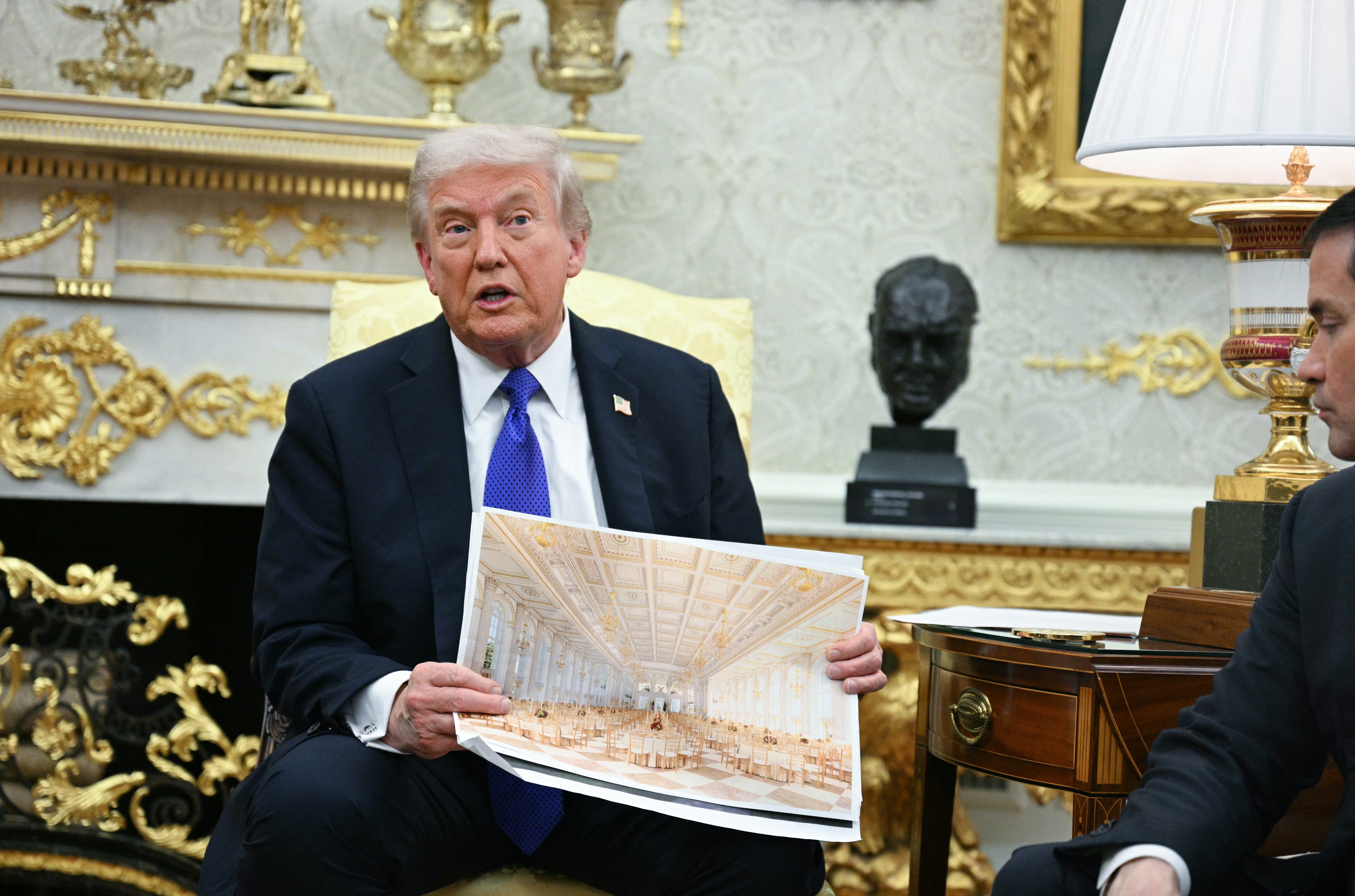 Trump has raged against preservationists suing to stop the project after he demolished the East Wing of the White House, calling them ‘treasonists’ while claiming the ‘military complex’ is vital to national security