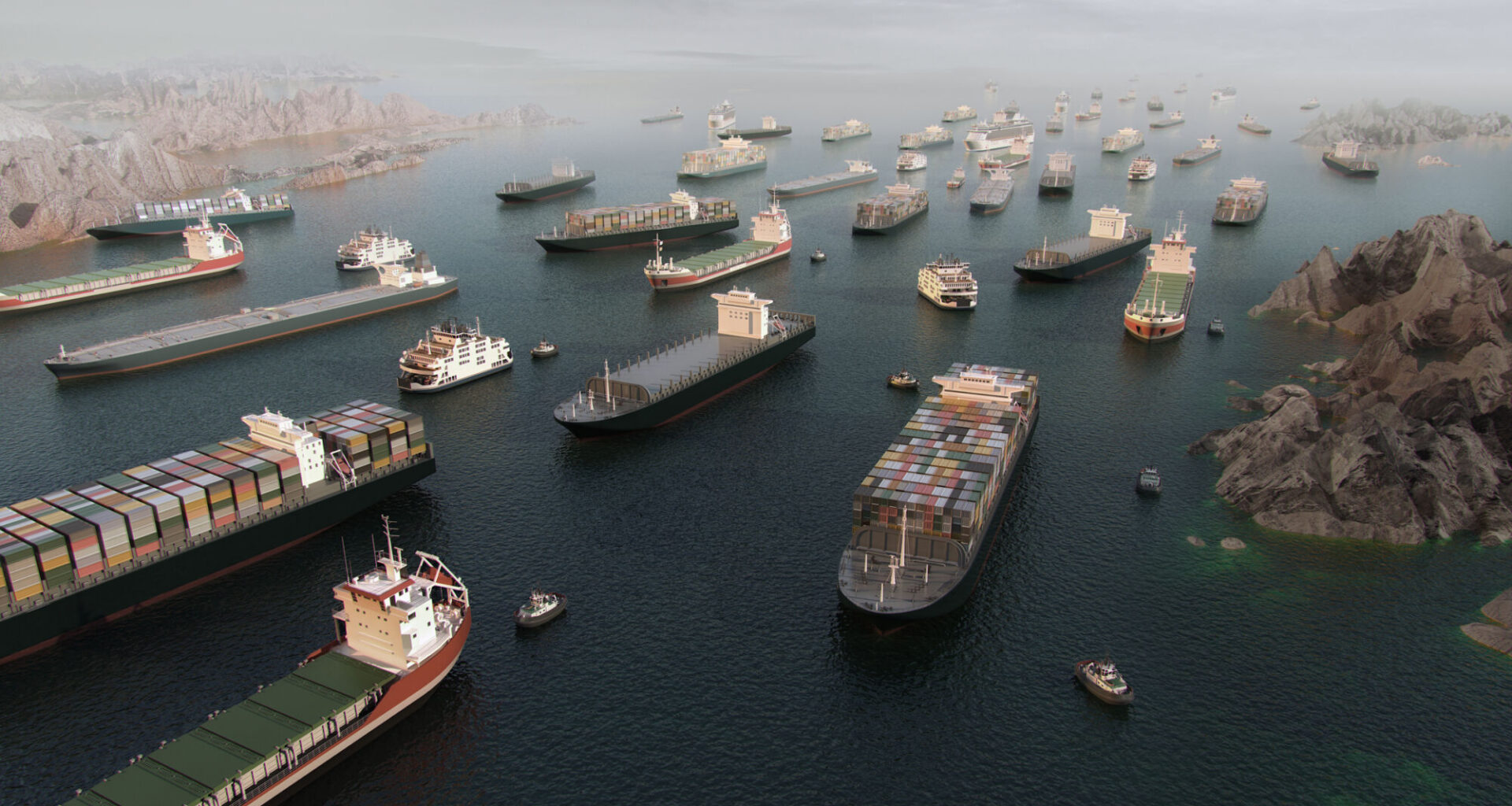 Cargo vessels congestion