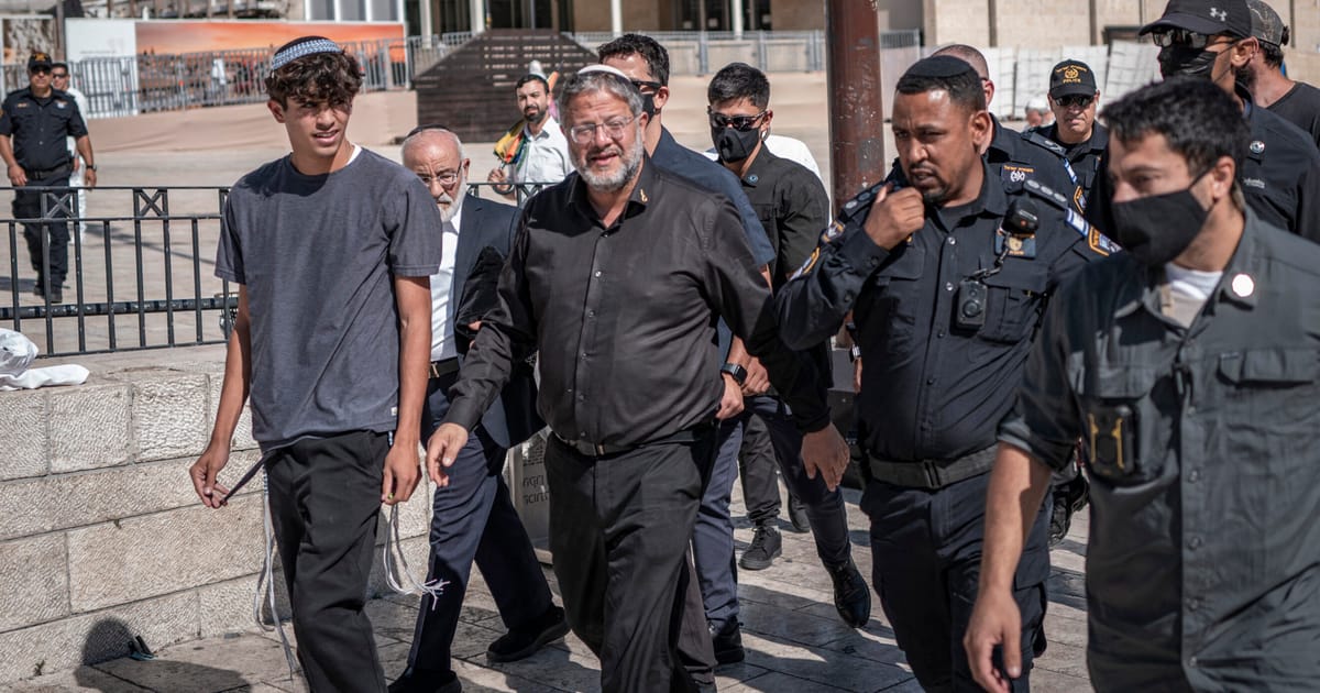 German lawmakers call for EU sanctions on Israel’s Ben-Gvir over Gaza killing remarks – POLITICO