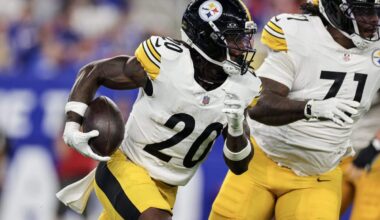 Packers acquire RB Kaleb Johnson in trade with Steelers