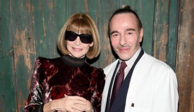 Anna Wintour and John Galliano