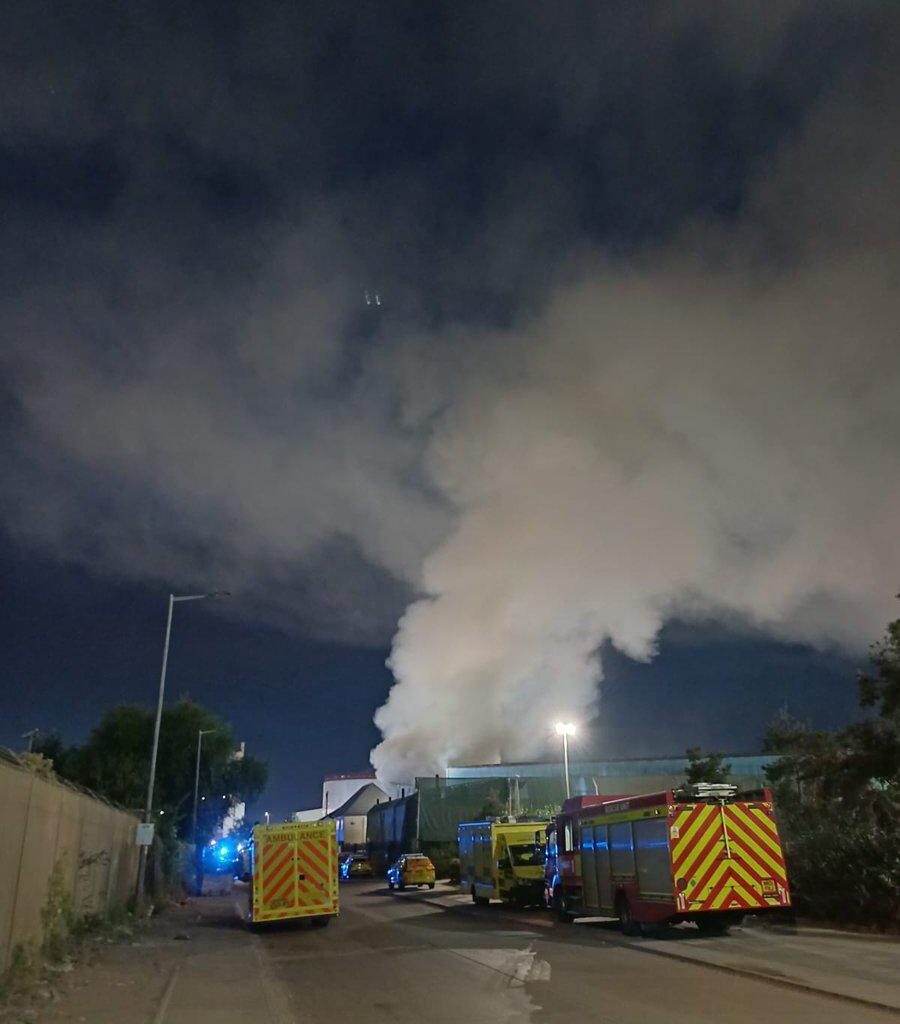 Around 100 firefighters tackle large east London blaze - London Evening Standard