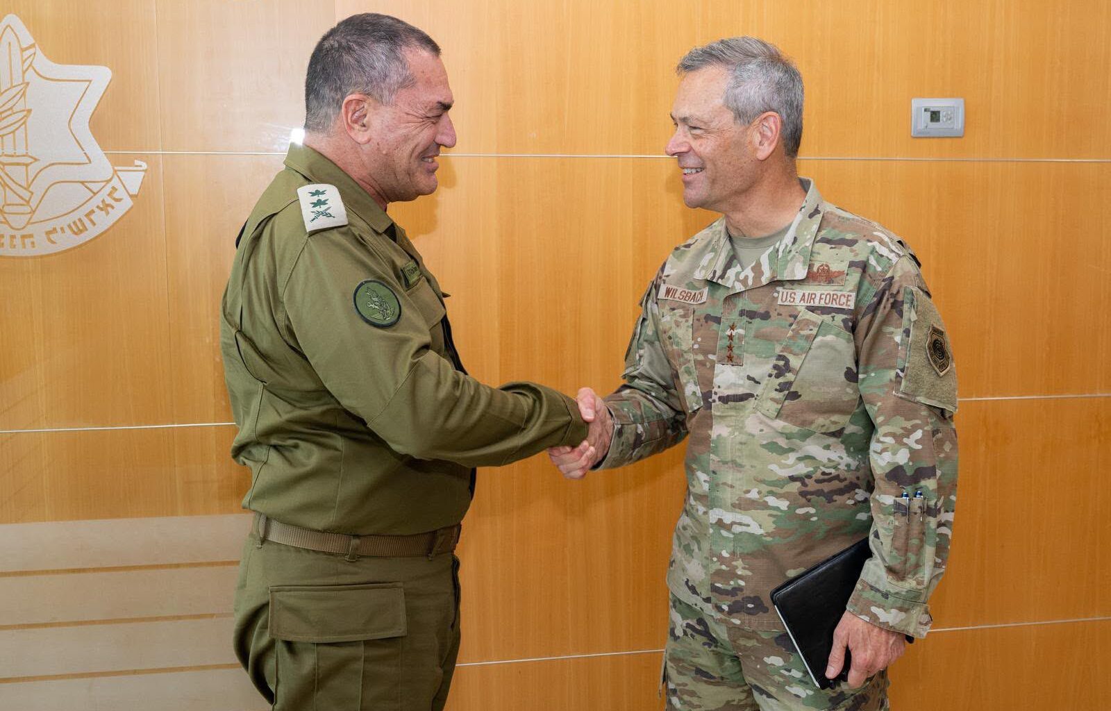 Wilsbach Meets with Top Israeli Military Leaders in Middle East Visit