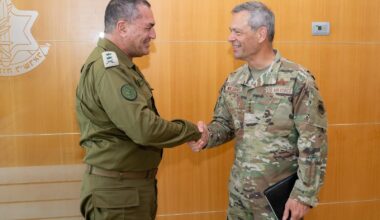 Wilsbach Meets with Top Israeli Military Leaders in Middle East Visit