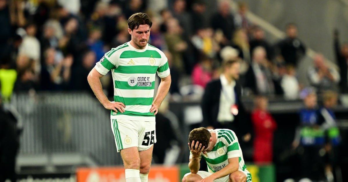 Celtic give up four-goal lead to crash out of Champions League to LASK – The Irish Times