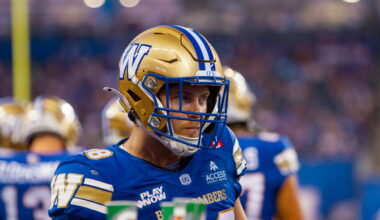 Winnipeg Blue Bombers make one roster change against Edmonton Elks