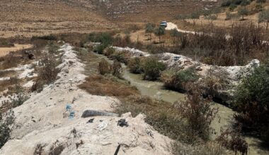 As toxic sewage and factory sludge choke Hebron stream, locals refuse to go with the flow