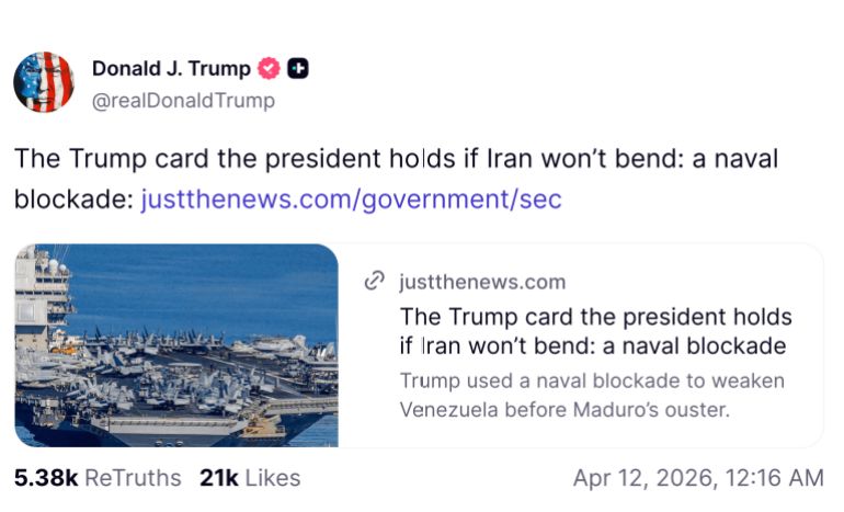 INTERACTIVE - Trump Truth Social 4-1787230493