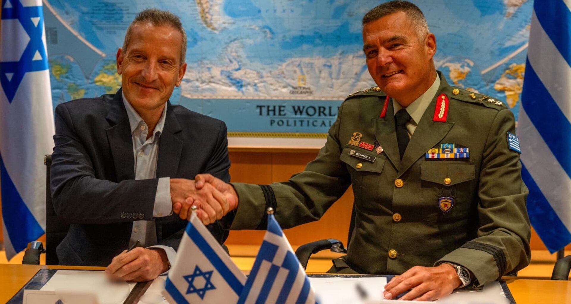 Israel and Greece ink defense deal to protect against regional threats
