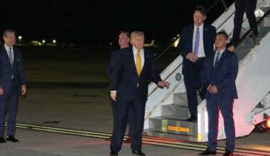 Trump used elaborate ruse to leave Turkey after NATO summit because of Iran threat, report says
