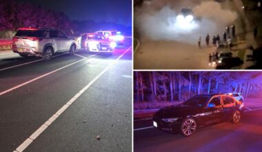 Long Island cops chase hooligans town to town to nix wild street takeovers before finally busting 15