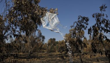 Netanyahu, Katz issue threat to Hamas over kites landing in Israel