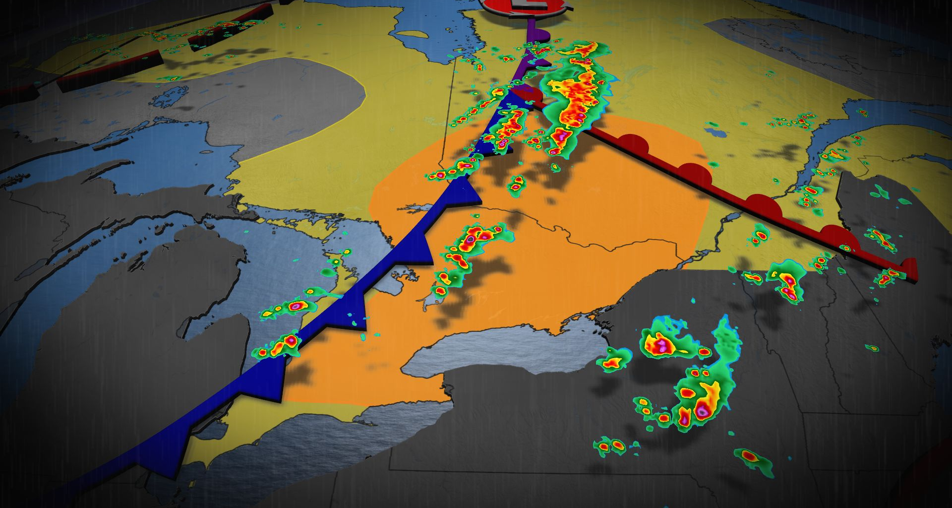 Large hail, flooding: Severe storm risk kicks off weekend in Ontario, Quebec