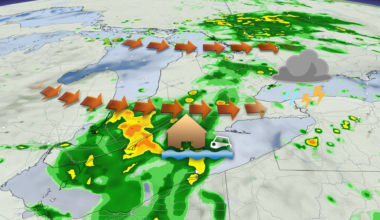30-50+mm: Soaking Sunday rains with storm risk in southern Ontario