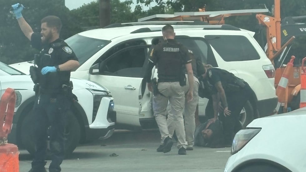 The pursuit ended when Schroeder crashed into another car near 56th Street and Old Cheney Road.