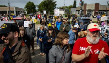 Hundreds protest Meta’s planned data centre in Alberta county
