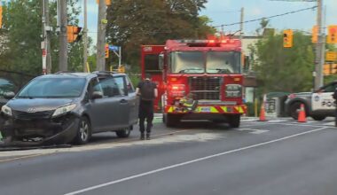 West Toronto hit-and-run: 1 person fled from scene on foot: police