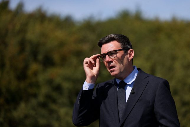 Britain's Prime Minister Andy Burnham speaks to members of the media during a visit to HM Coastguard Maritime Rescue Coordination Centre, in Dover, southern England, on August 2, 2026. Britain's government said on July 30 that 752 migrants were detected arriving in small boats across the Channel the previous day, a daily record for this year. (Photo by Jack Taylor / POOL / AFP via Getty Images)
