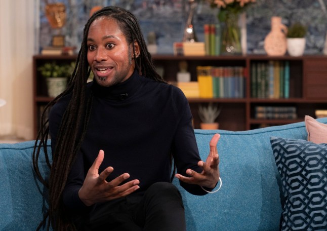 Editorial use only Mandatory Credit: Photo by Ken McKay/ITV/Shutterstock (13789597a) Professor Jason Arday 'This Morning' TV show, London, UK - 02 Mar 2023