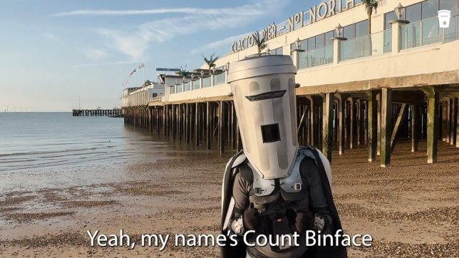 Count Binface party election broadcast Screen grab from Twitter https://x.com/CountBinface/status/2085308902170583291