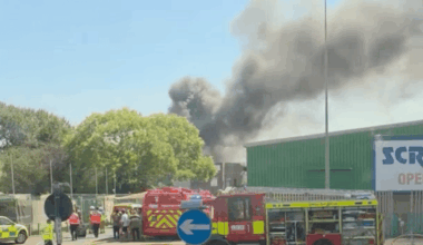Huge fire erupts in east London, closing section of A13 - live - standard.co.uk