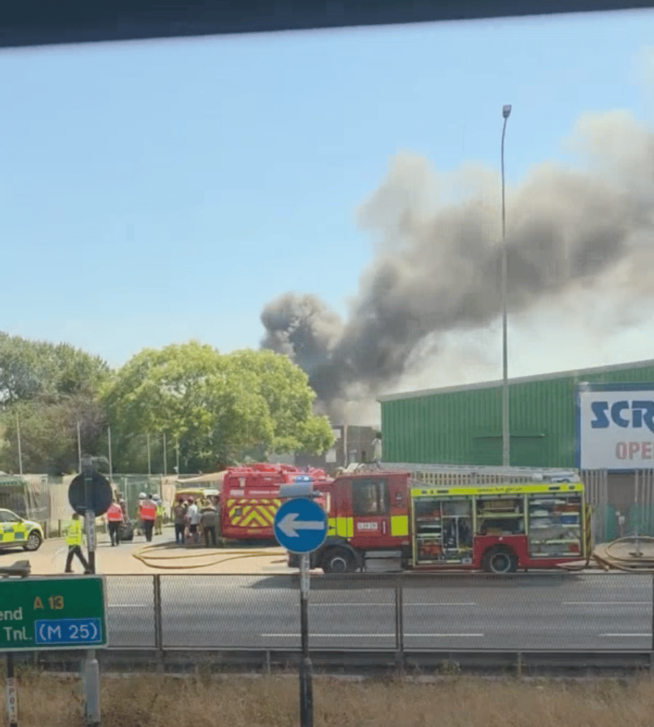 Huge fire erupts in east London, closing section of A13 - live - standard.co.uk