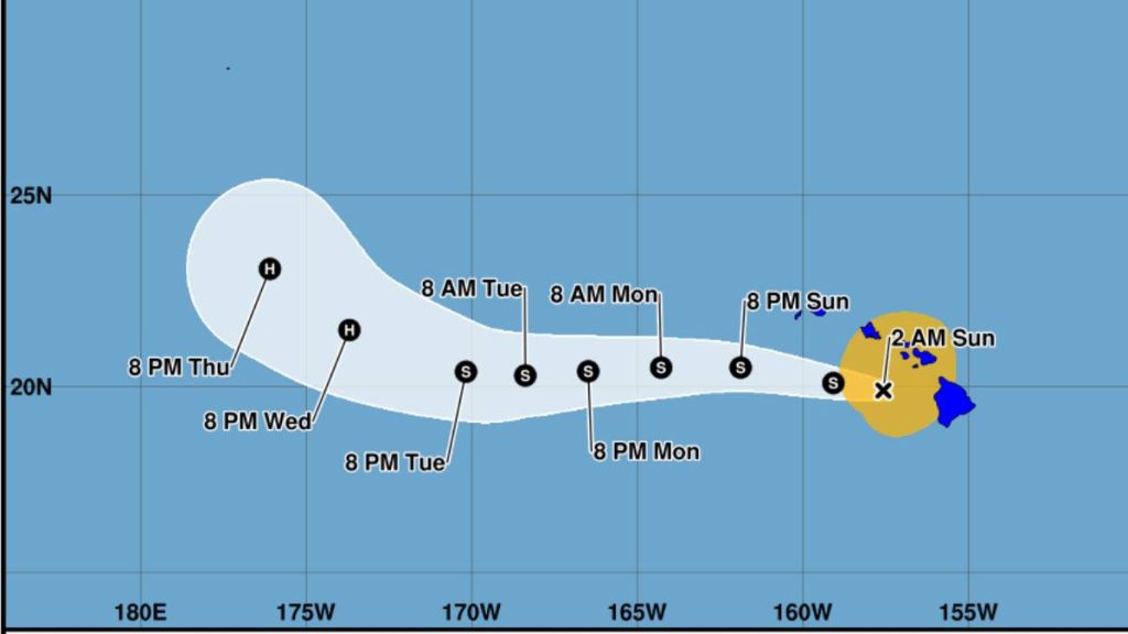 Lala downgraded to tropical storm, but damaging winds, flash flooding continue as it passes Big Island : Big Island Now