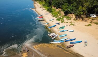 Record-low Danube River affects tourism and industry as drought and heat grip Central Europe - CTV News