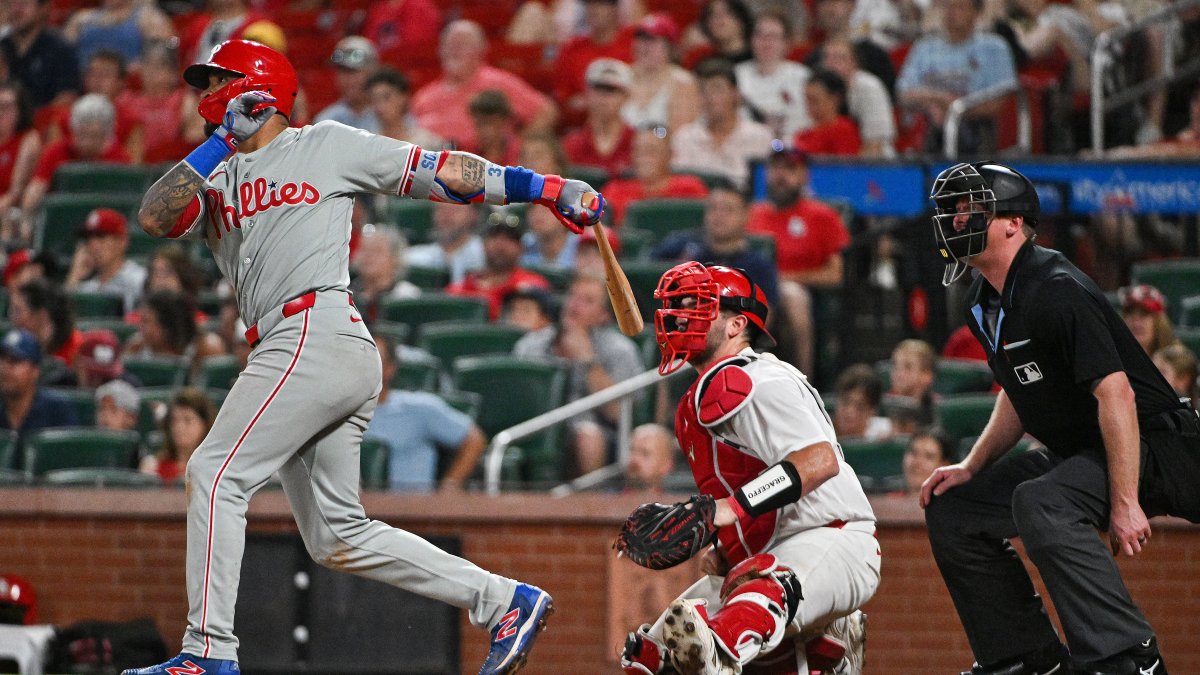 Phillies survive shorthanded bullpen for win over Cardinals – NBC Sports Philadelphia