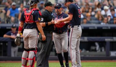 Braves ace Chris Sale ejected by umpire Dan Merzel before start of game against Yankees